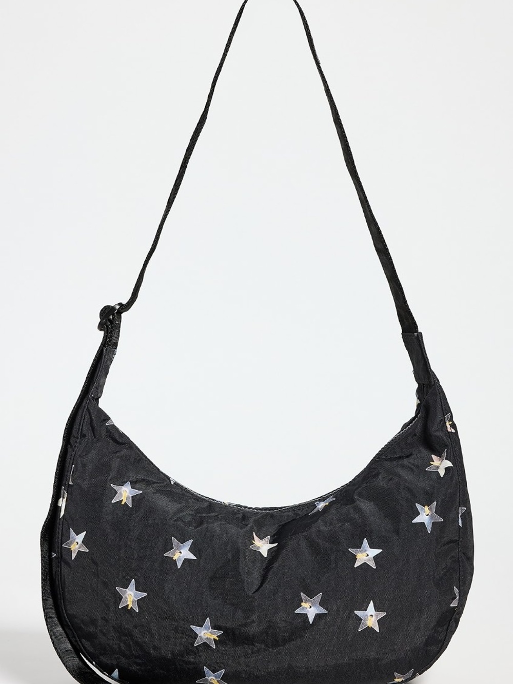 BAGGU Black Star-Print Crossbody Bag